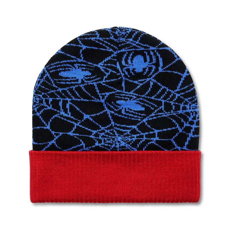 Spider-Man Web Cuff Beanie Hat