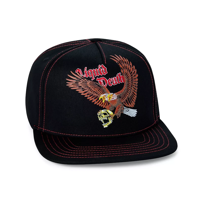 Liquid Death Eagle Snapback Hat