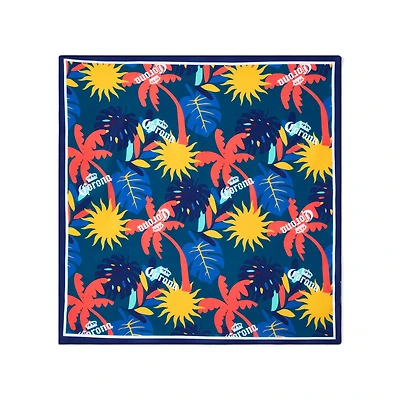 Palm Trees Sun Print Bandana - Corona