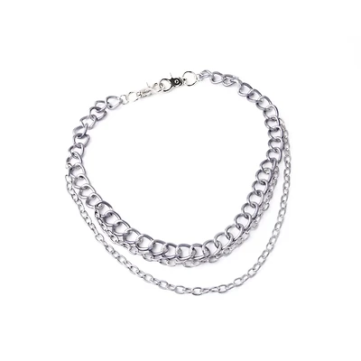 Silvertone Wallet Chain