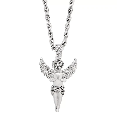 Angel Baby Pendant Chain Necklace