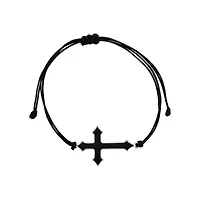 Multi-Pack Pentragram and Cross Chain Bracelets - 5 Pack