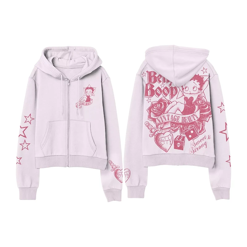 Betty Boop Zip Hoodie