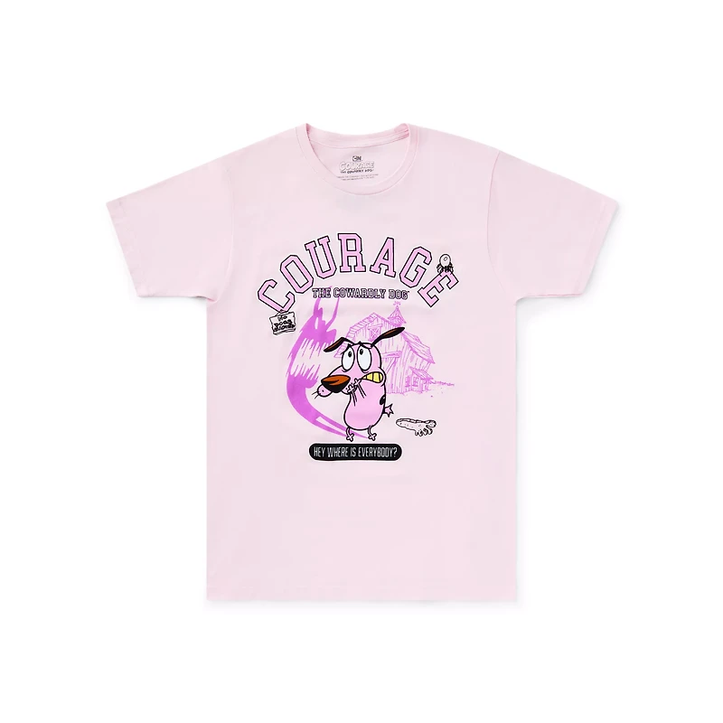 Courage the Cowardly Dog Collegiate T Shirt