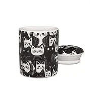 Cat Print Stash Jar - 5 oz.