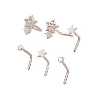 Multi-Pack Celestial CZ L-Bend Pins 6 Pack - 20 Gauge
