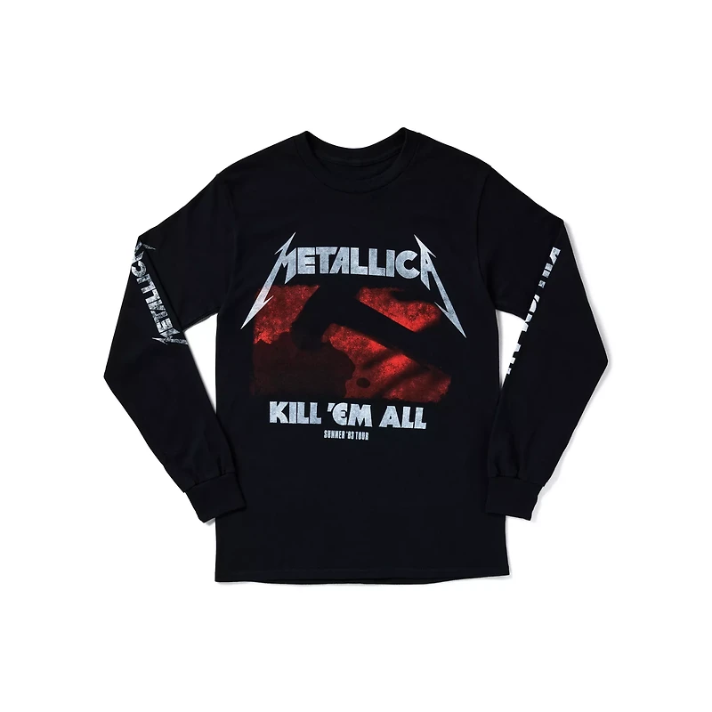 Metallica Kill 'Em All Long Sleeve T Shirt