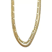 Goldtone Chain Link Multi-Row Wallet Chain