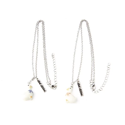 Goose Charm Bestie Necklaces - 2 Pack