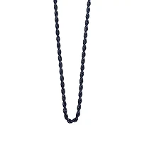 Black Rope Chain Necklace