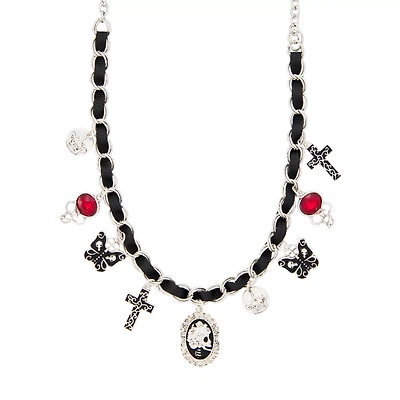 Gothic Charm Choker Necklace