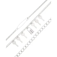 Lock and Key Triple Row Wallet Chain