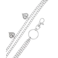 2-Row Heart Wallet Chain