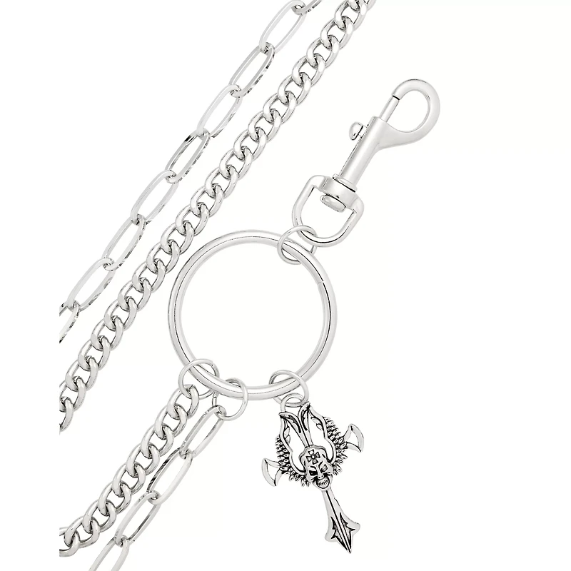 Carabiner Double Row Wallet Chain