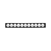 Black and Silvertone Studded Cuff Bracelet