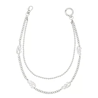 Flames Double Row Wallet Chain