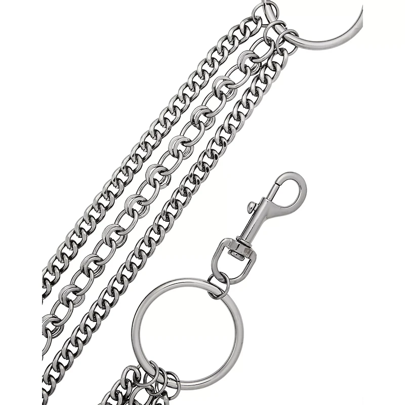Triple Row O-Ring Wallet Chain