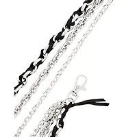 Triple Row Wrap Wallet Chain