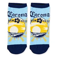 Multi-Pack Corona Beach Club No-Show Socks - 5 Pair