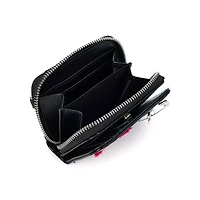Playboy Star Patch and Safety Pin Zip Wallet