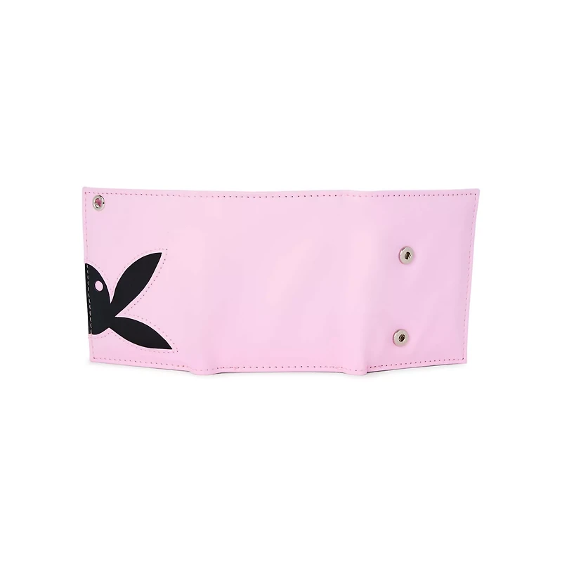 Pink and Black Playboy Bunny Chain Wallet