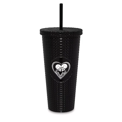 Skeleton Couple Cup with Straw - 20 oz.