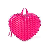 Pink Spiked Heart Mini Backpack