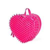 Pink Spiked Heart Mini Backpack