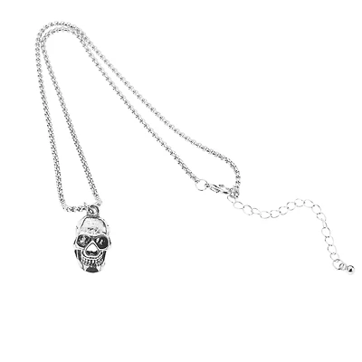 3D Skull Pendant Necklace