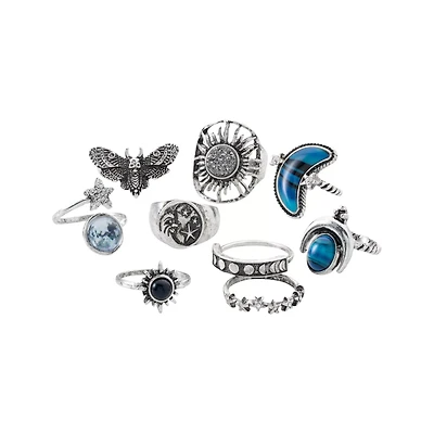 Multi-Pack Celestial Rings - 9 Pack