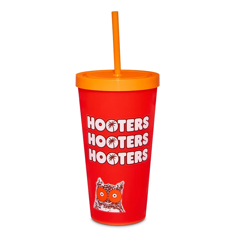 Multi-Pack Hooters Color Changing Cups with Straws 22 oz. - 4 Pack