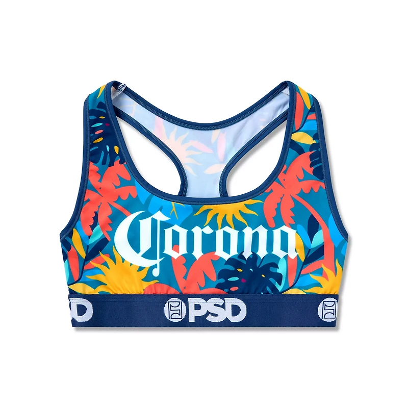 PSD Corona Tropical Print Sports Bra