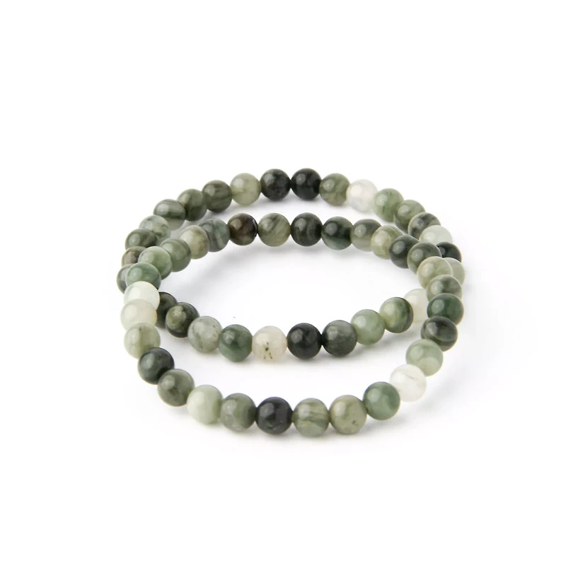 Multi-Pack Fluorite Bead Bracelets - 2 Pack