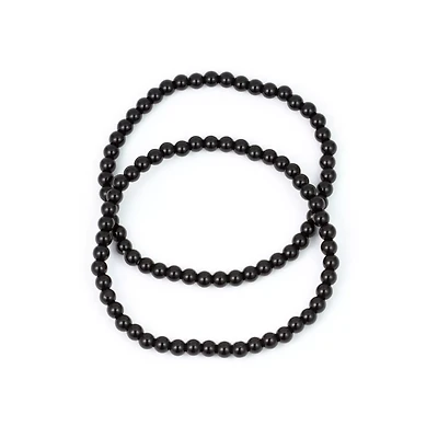 Onyx Beaded Bracelet
