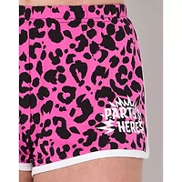 Pink Cheetah Print Dolphin Shorts - Jersey Shore
