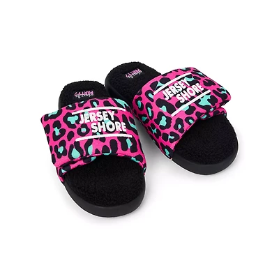 Jersey Shore Cheetah Slides