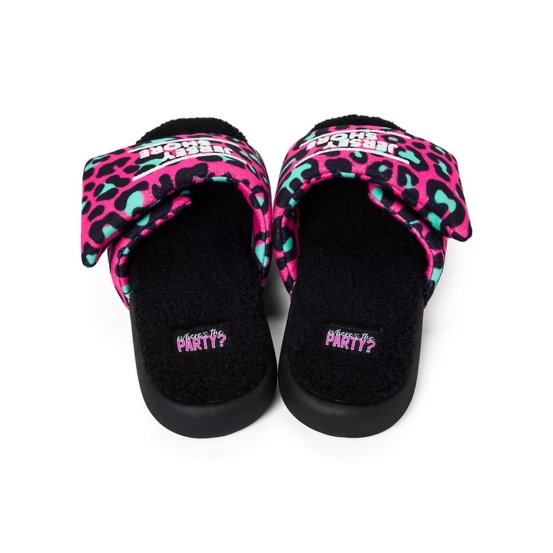 Jersey Shore Cheetah Slides