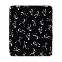 Chill Skeleton Reversible Fleece Blanket