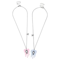 Ghost Face Bestfriend Necklaces Set
