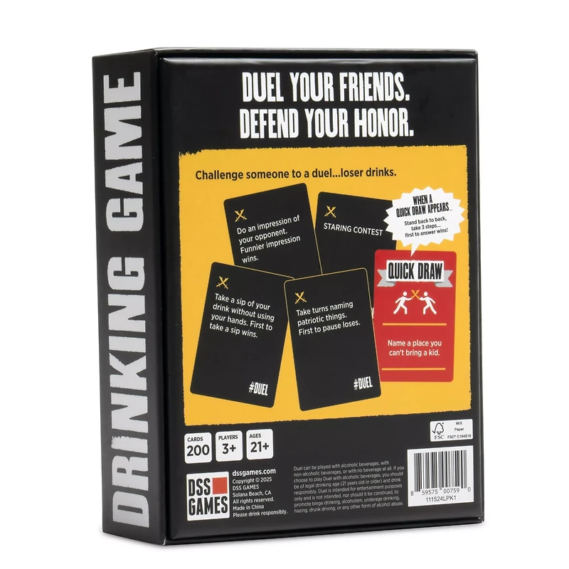 Duel: A Drinking Game