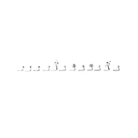 Multi-Pack Red Heart Gem L-Bend Nose Pins 12 Pack - 20 Gauge
