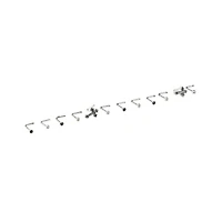 Multi-Pack Cross L-Bend Nose Pins 12 Pack - 20 Gauge