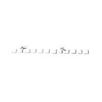 Multi-Pack Cross L-Bend Nose Pins 12 Pack - 20 Gauge