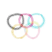 Multi-Pack Blue Multi-Color Tattoo Choker Necklaces - 5 Pack