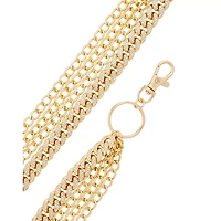 Goldtone 4-Row Wallet Chain