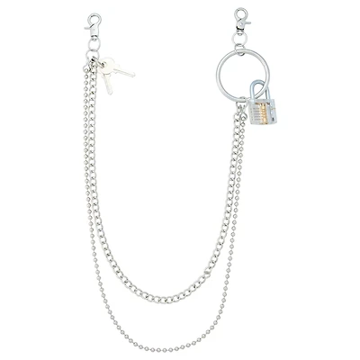 2-Row Lock and Key Wallet Chain