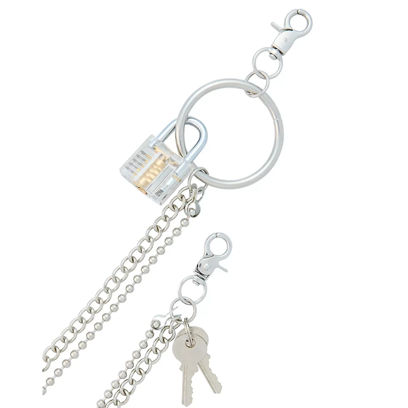 2-Row Lock and Key Wallet Chain