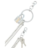 2-Row Lock and Key Wallet Chain