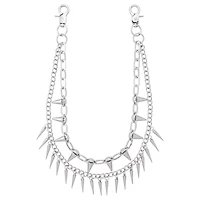 2-Row Spiked Wallet Chain