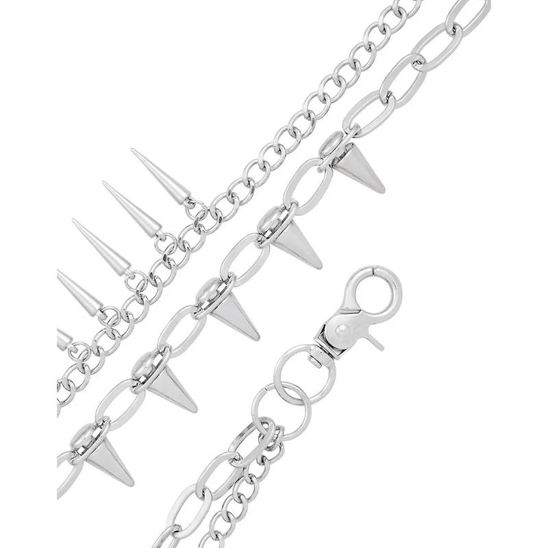 2-Row Spiked Wallet Chain